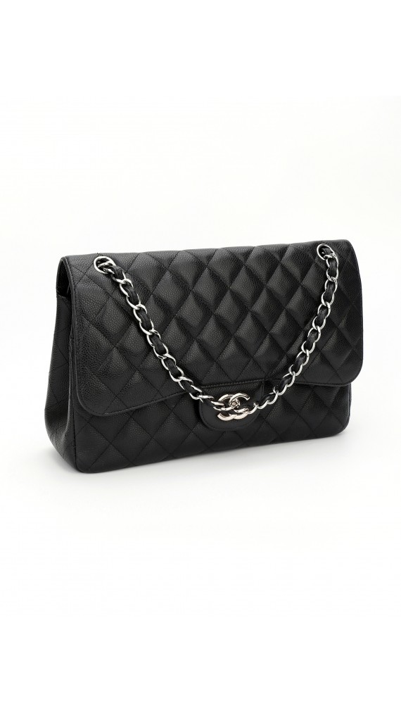 Chanel Classic Double Flap Bag Jumbo Caviar