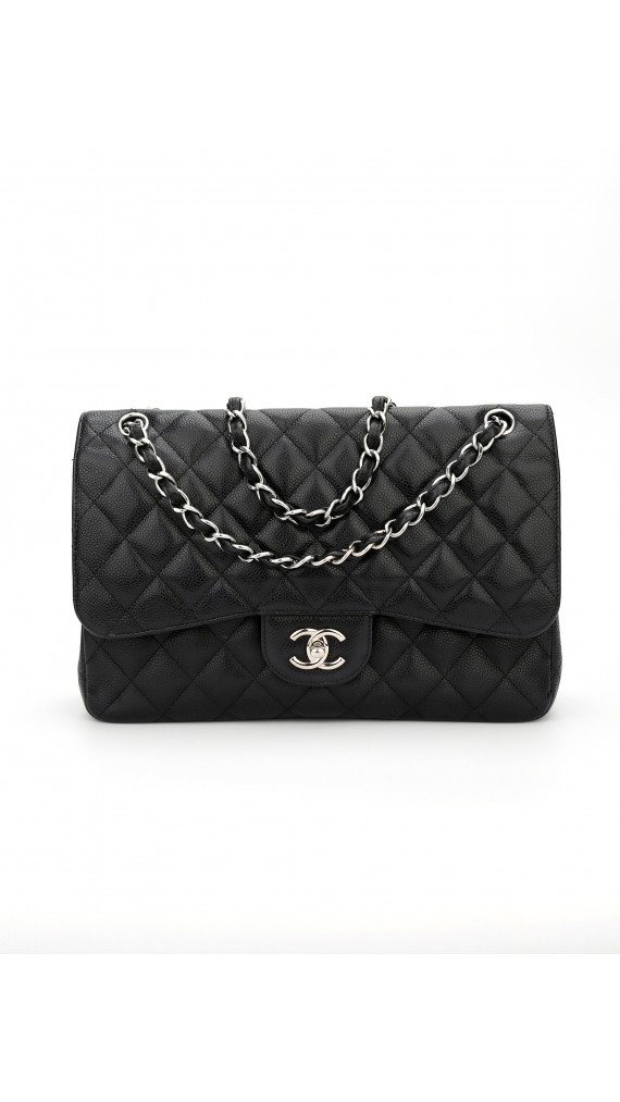 Chanel Classic Double Flap Bag Jumbo Caviar