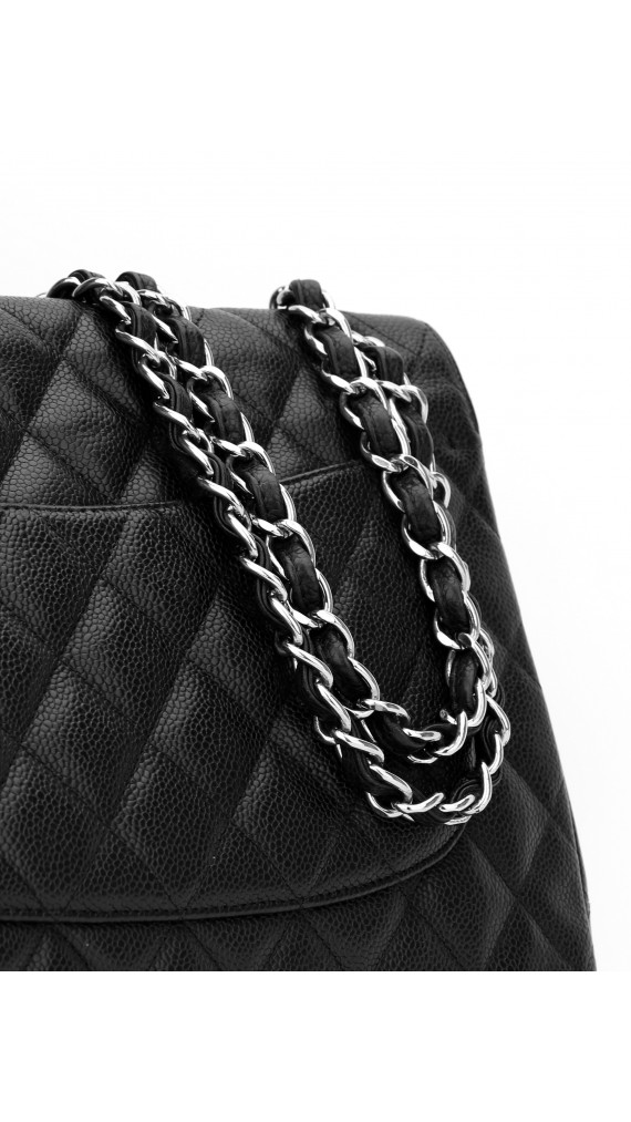 Chanel Classic Double Flap Bag Jumbo Caviar