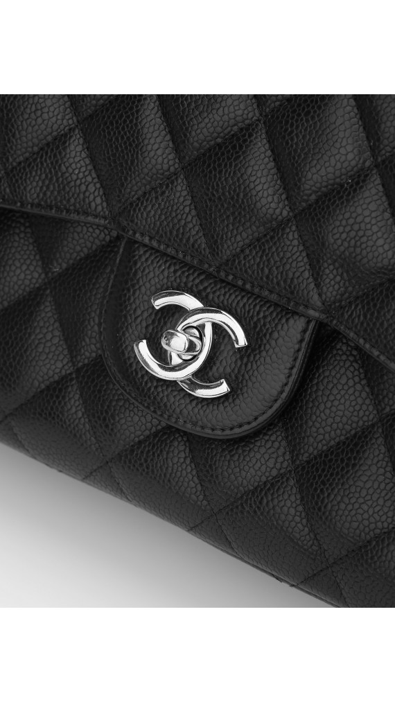 Chanel Classic Double Flap Bag Jumbo Caviar