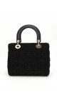 Lady Dior Tweed Medium Shoulder Bag
