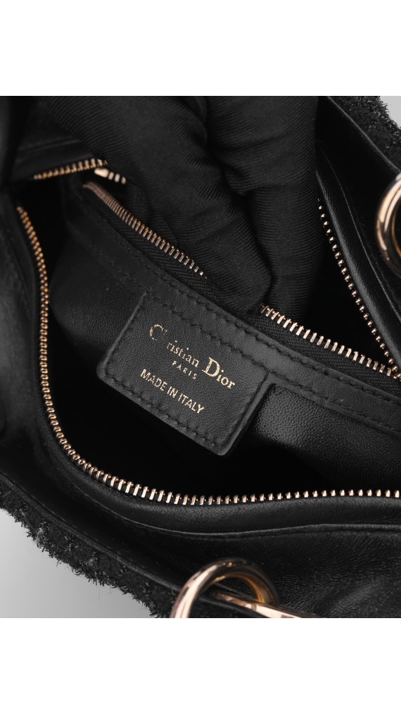 Lady Dior Tweed Medium Shoulder Bag