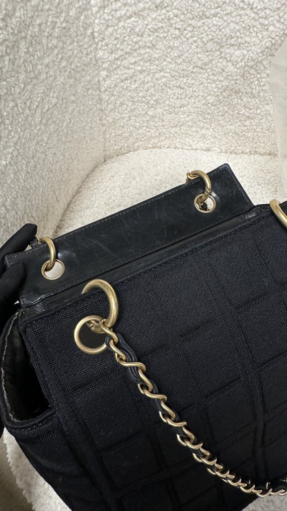Vintage Chanel Chocolate Bar Bag