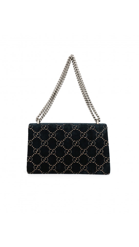 Gucci GG Dionysus Small Blue Velvet