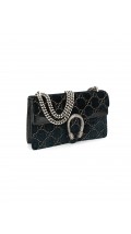 Gucci GG Dionysus Small Blue Velvet