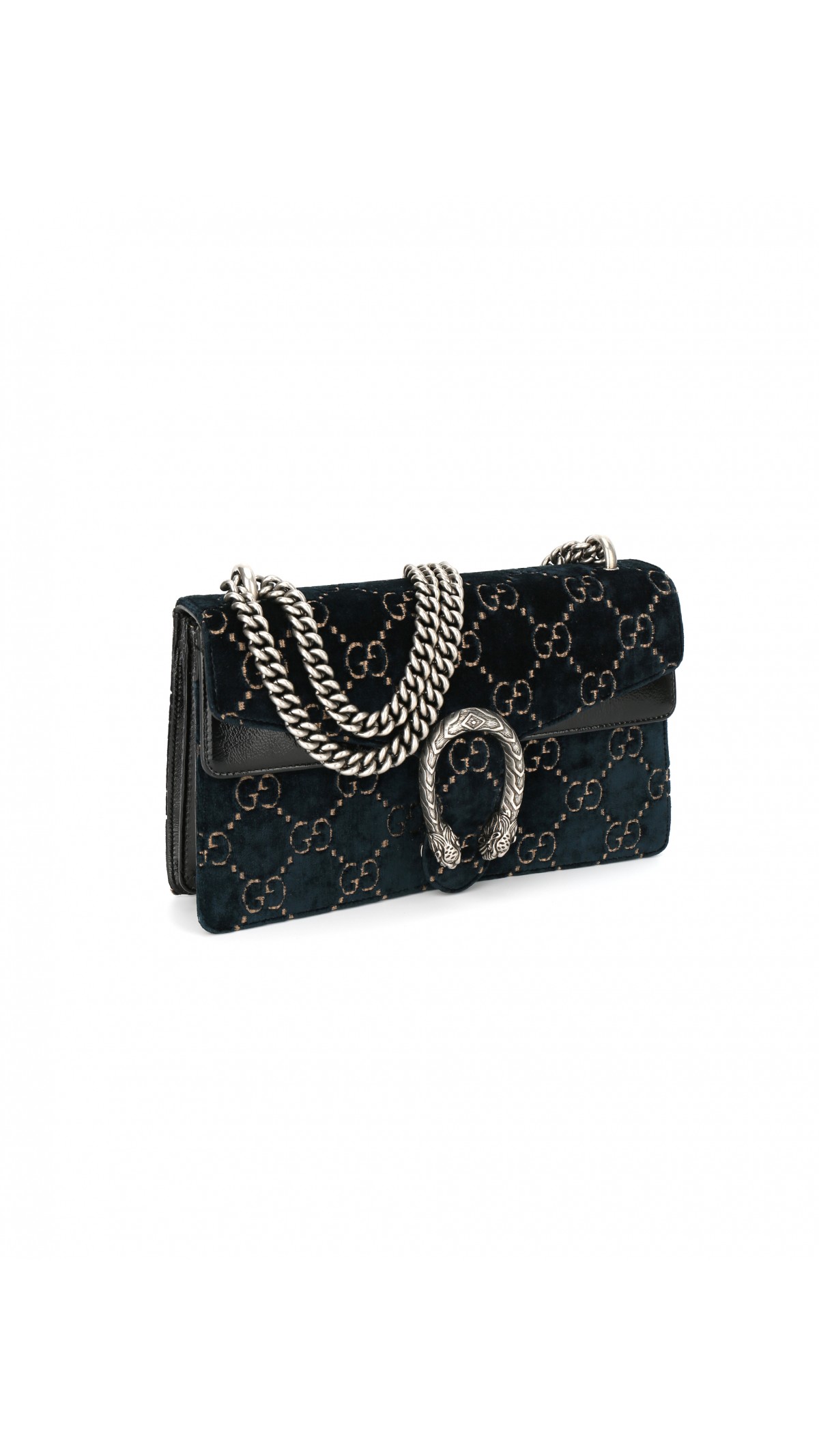 Gucci GG Dionysus Small Blue Velvet