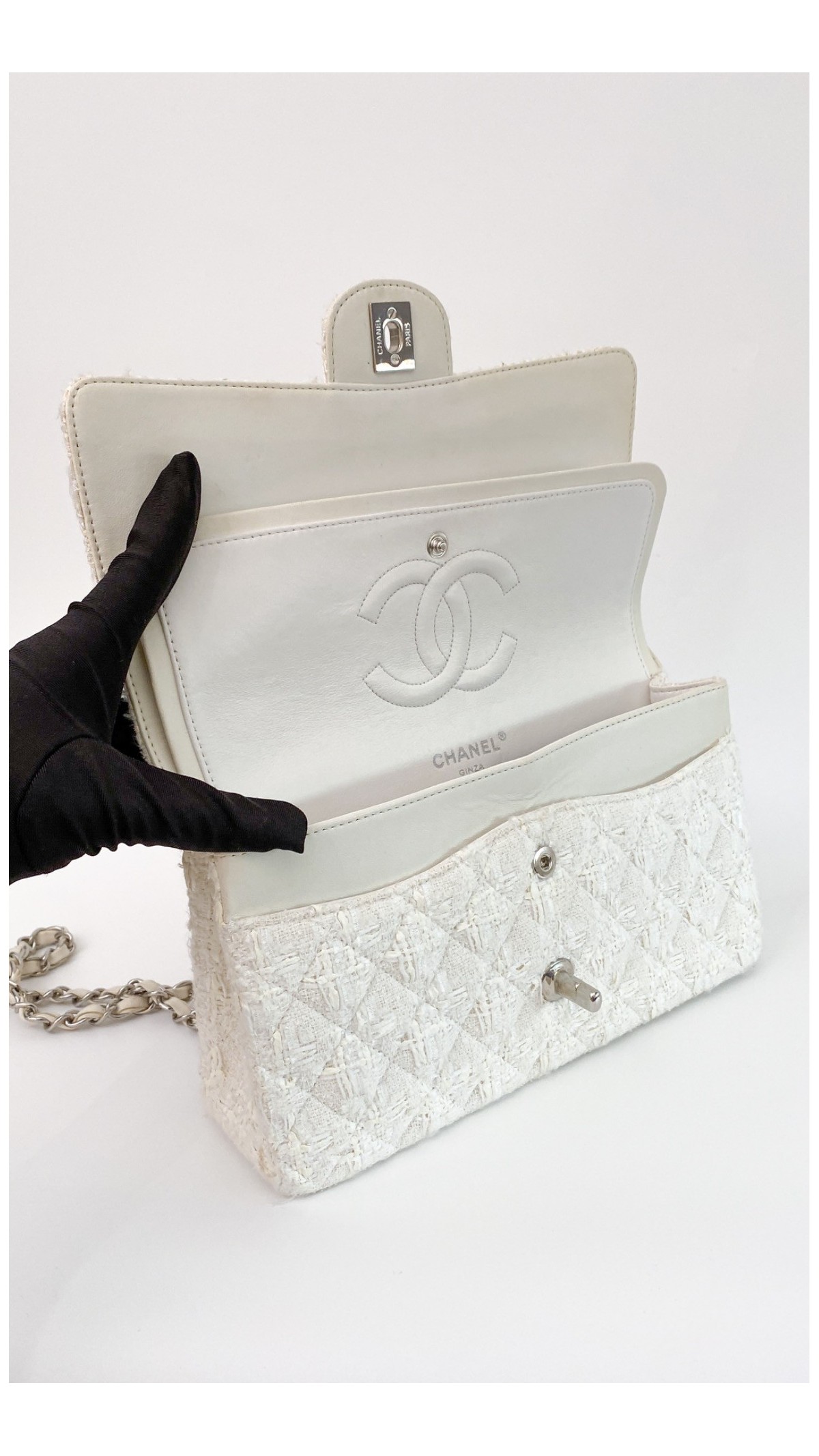 Best 25+ Deals for White Chanel Flap Bag
