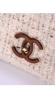 Chanel Wood Handle Tweed Bag