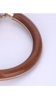 Chanel Wood Handle Tweed Bag