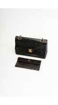 Chanel Single Flap Bag m. Clutch