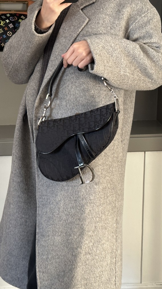 Dior Monogram Saddle Bag