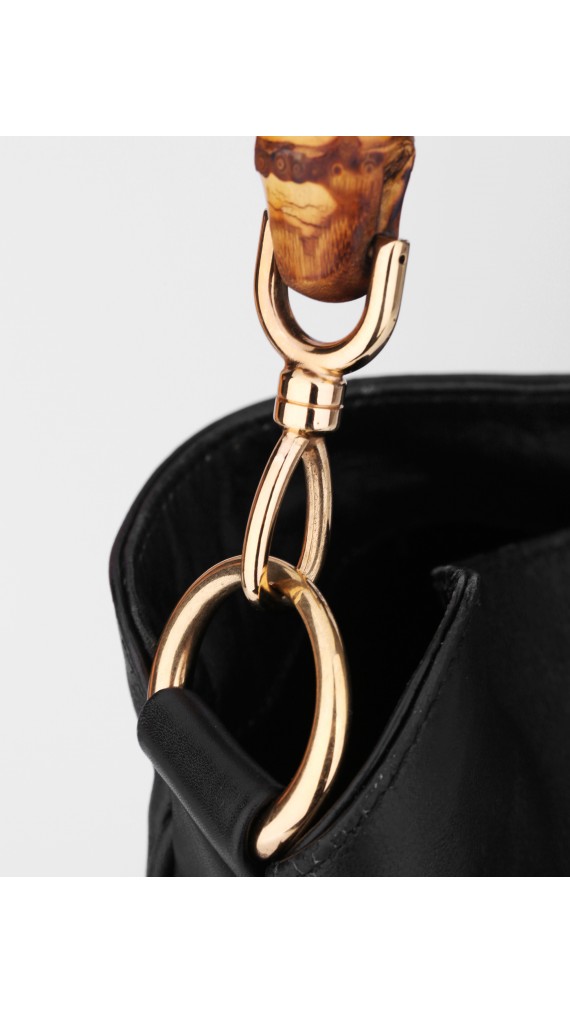 Vintage Gucci Bamboo Tote Bag