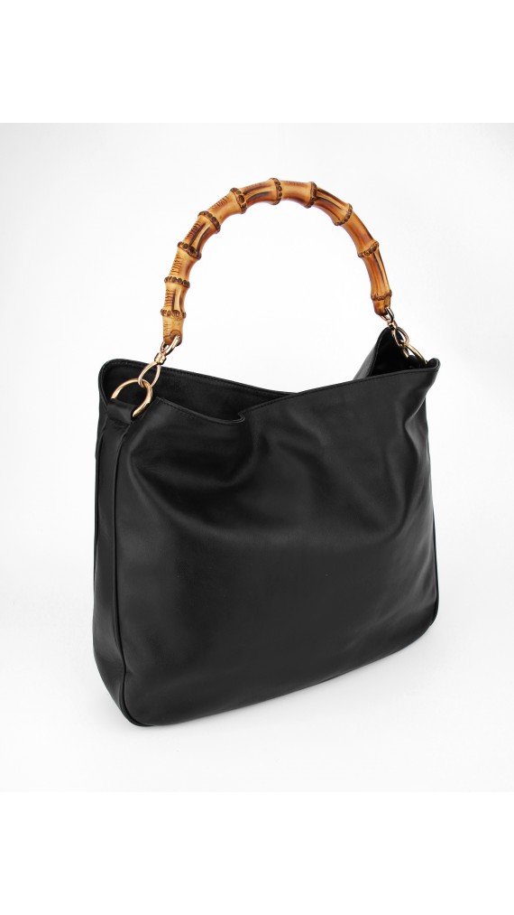 Vintage Gucci Bamboo Tote Bag