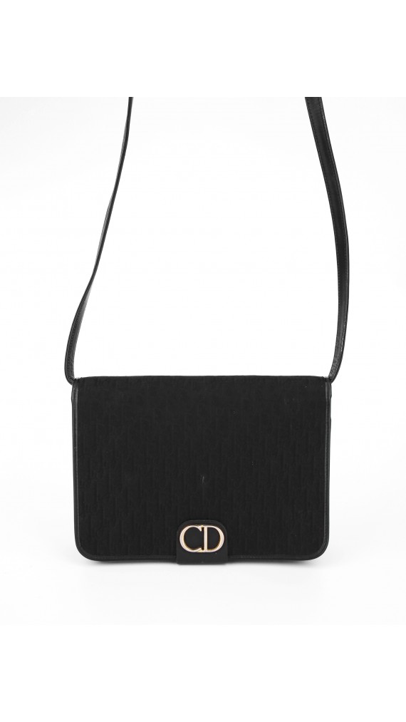 Vintage Dior Monogram Shoulder Bag