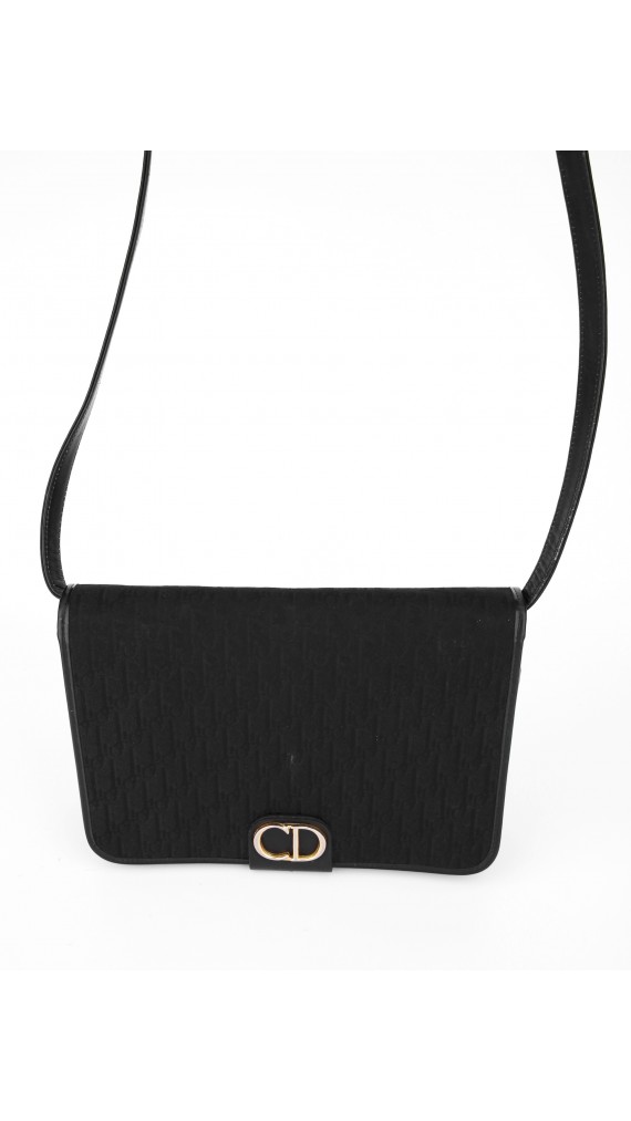Vintage Dior Monogram Shoulder Bag