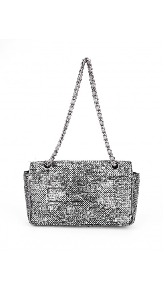Chanel Singel Flap Bag Sparkle Size Medium