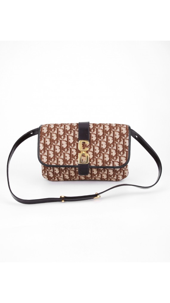 Vintage CD Monogram Shoulder Bag