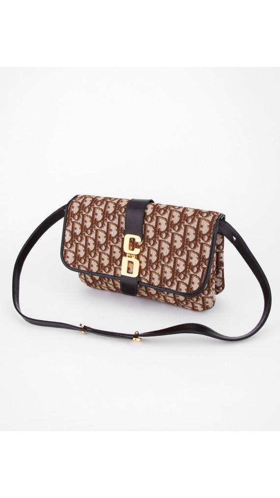 Vintage CD Monogram Shoulder Bag