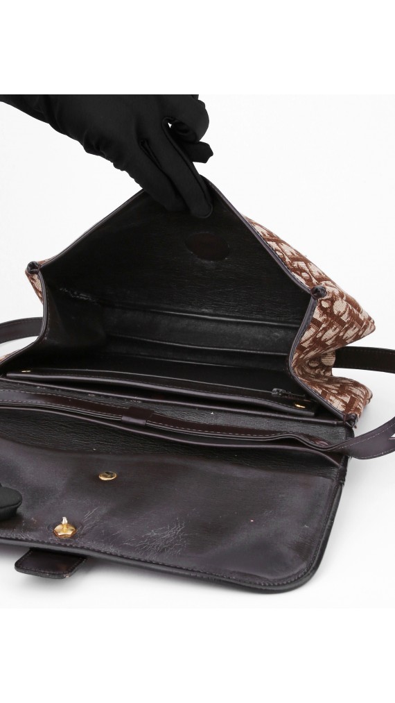 Vintage CD Monogram Shoulder Bag