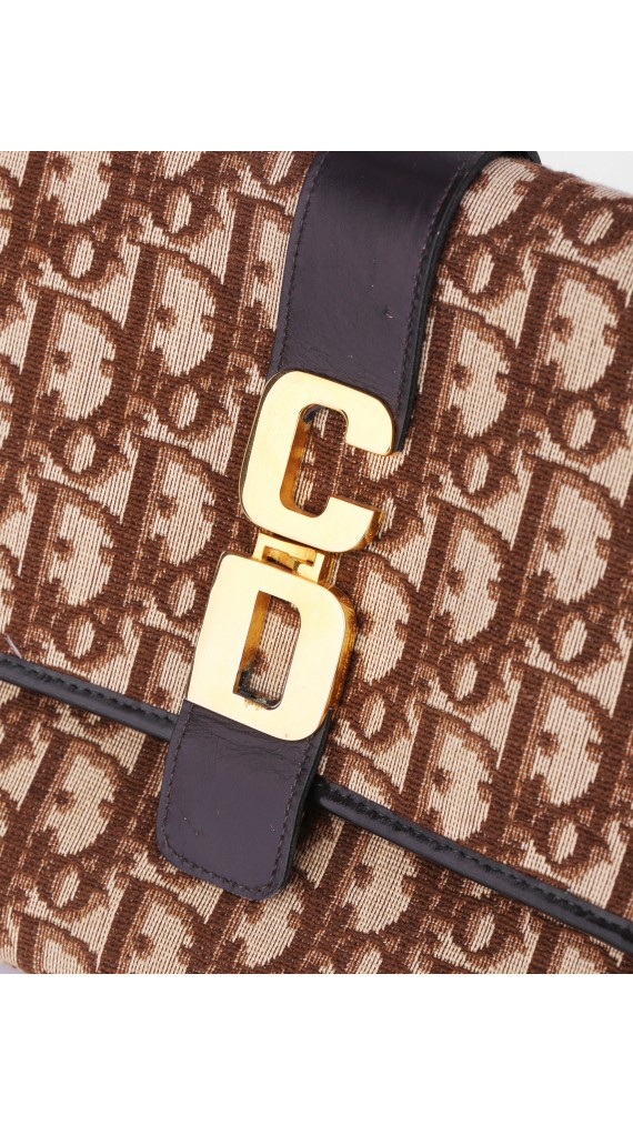 Vintage CD Monogram Shoulder Bag