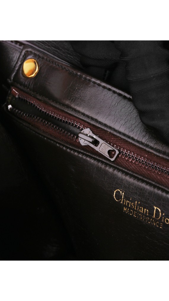 Vintage CD Monogram Shoulder Bag