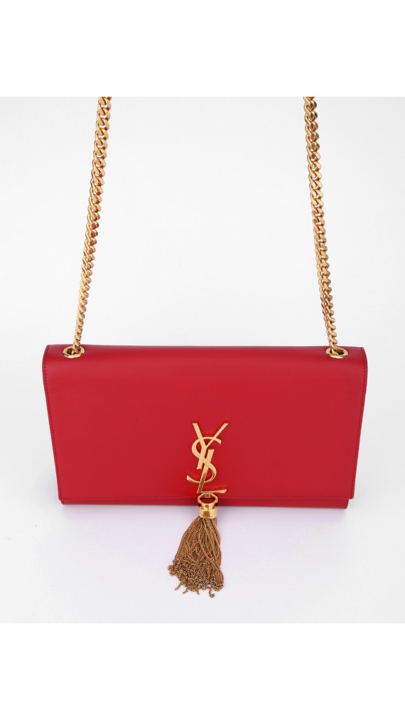 Kate chain-tassel leather cross-body bag