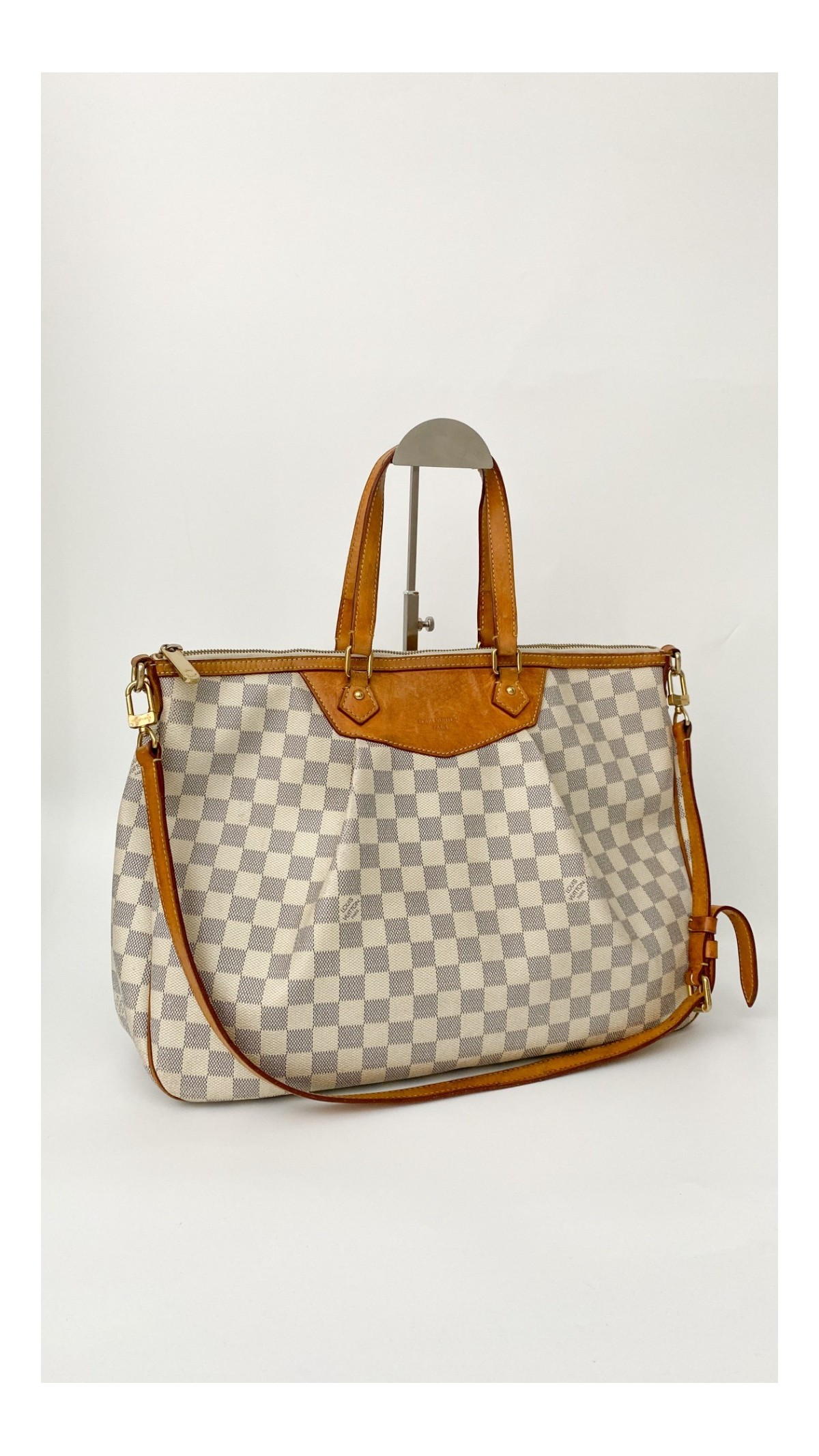 Louis Vuitton - Damier Azur Siracusa PM Crossbody bag - Catawiki