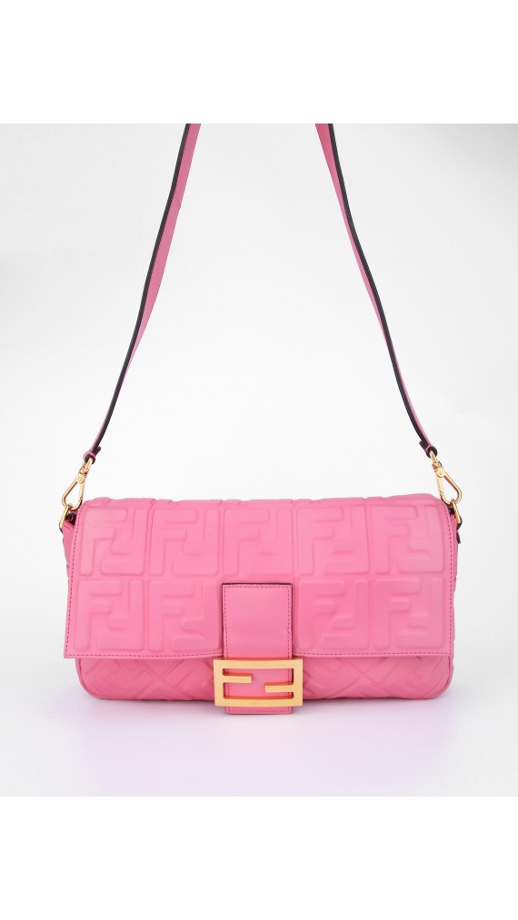 Fendi Baguette Jacquard FF shoulder bag