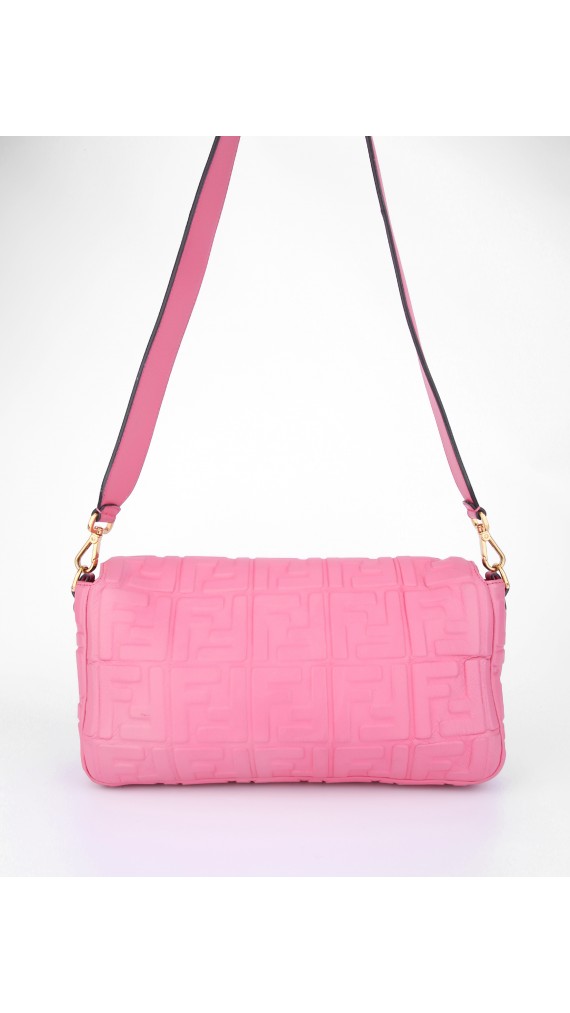 Fendi Baguette Jacquard FF shoulder bag