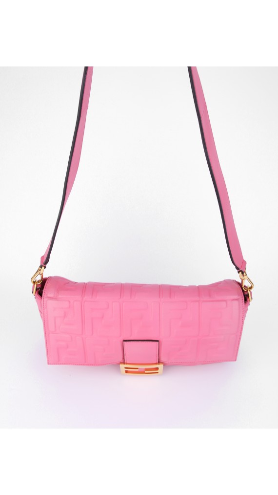 Fendi Baguette Jacquard FF shoulder bag