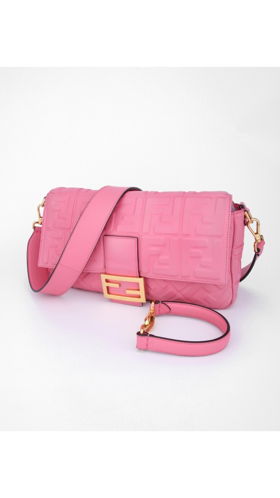 Fendi Baguette Jacquard FF shoulder bag
