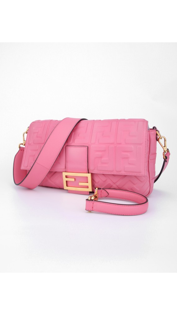 Fendi Baguette Jacquard FF shoulder bag