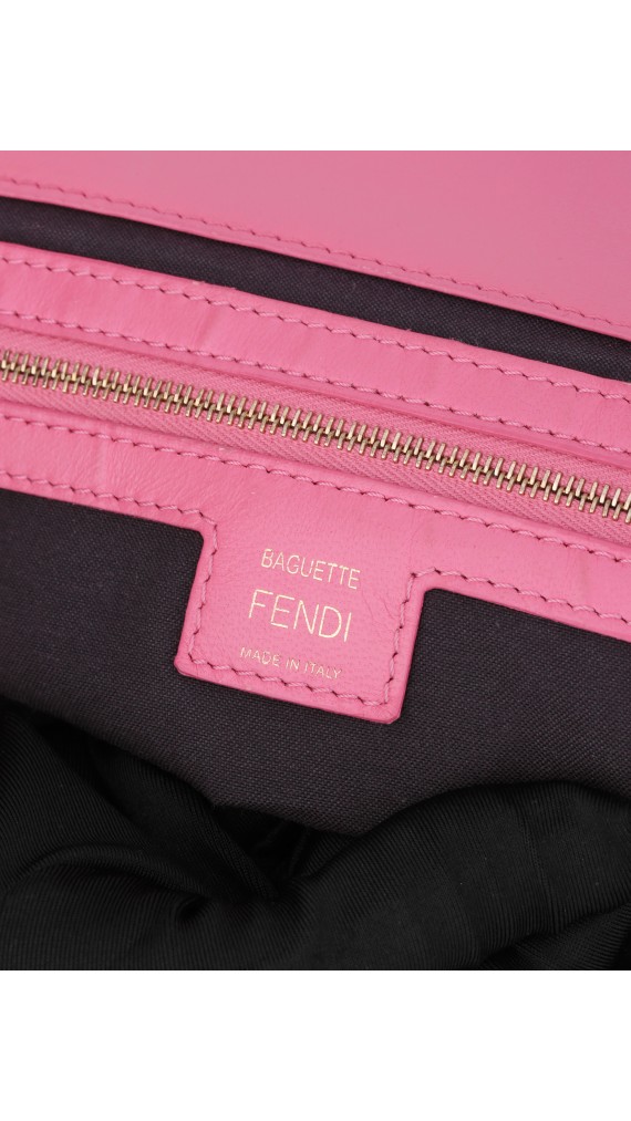 Fendi Baguette Jacquard FF shoulder bag