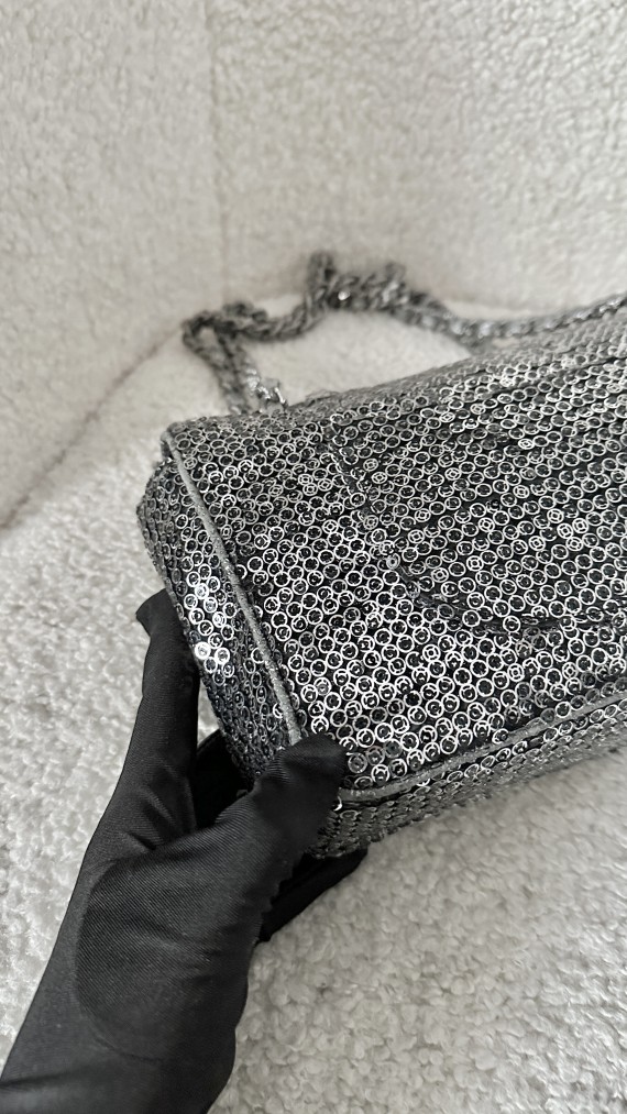 Chanel Singel Flap Bag Sparkle Size Medium