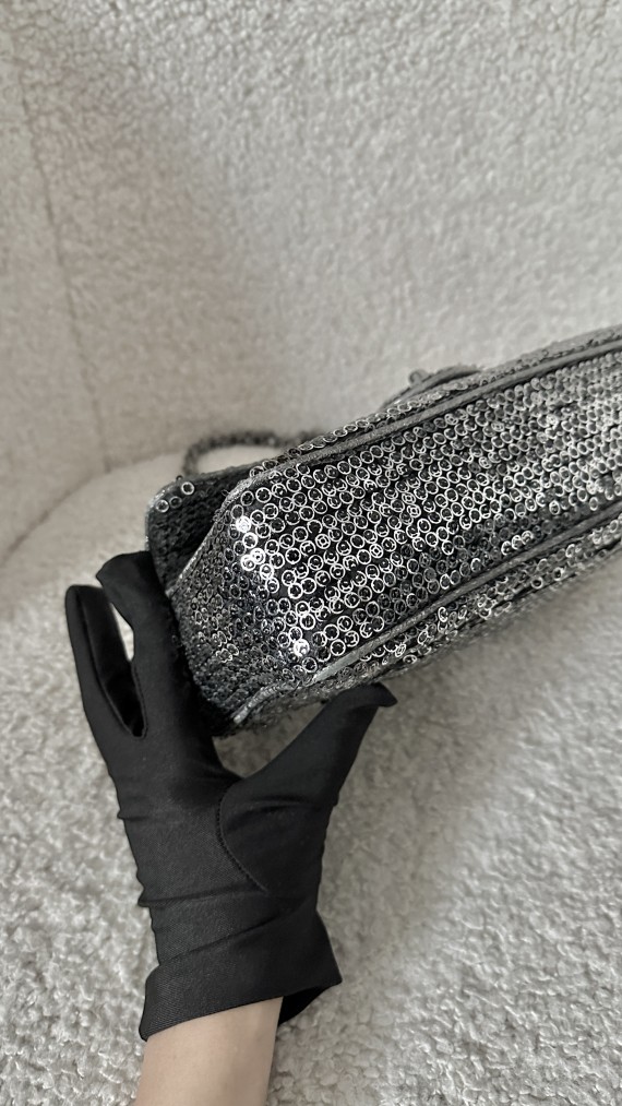 Chanel Singel Flap Bag Sparkle Size Medium