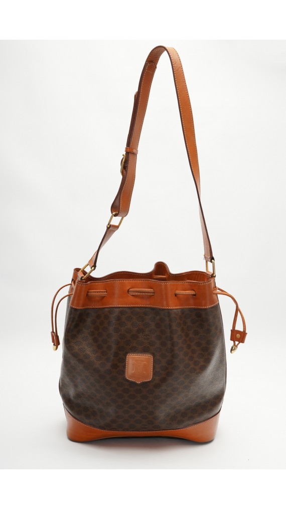Vintage Celine Bucket Bag m. Clutch