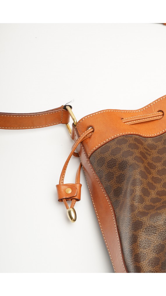Vintage Celine Bucket Bag m. Clutch