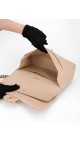 Chanel Classic Double Flap Beige Size Jumbo