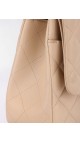 Chanel Classic Double Flap Beige Size Jumbo