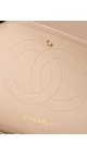 Chanel Classic Double Flap Beige Size Jumbo