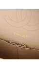 Chanel Classic Double Flap Beige Size Jumbo