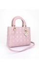 Lady Dior Medium Metallic Pink Shoulder Bag
