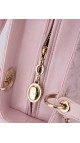 Lady Dior Medium Metallic Pink Shoulder Bag