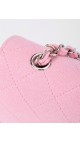 Chanel Stoff Classic Single Flap Shoulder Bag Medium