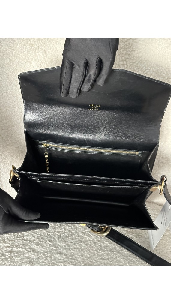 Vintage Celine Box Shoulder Bag