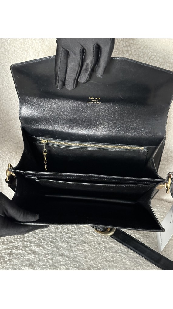 Vintage Celine Box Shoulder Bag