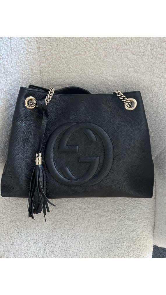 Gucci Soho Chain Tassel Tote Bag