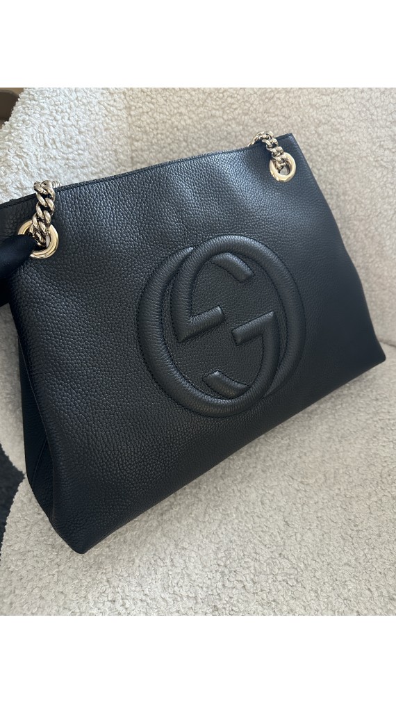 Gucci Soho Chain Tassel Tote Bag