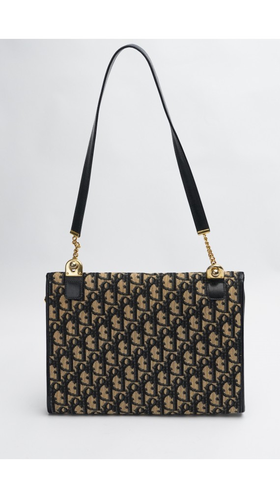 Vintage Dior Monogram Shoulder Bag