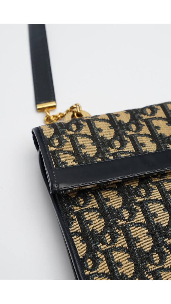 Vintage Dior Monogram Shoulder Bag